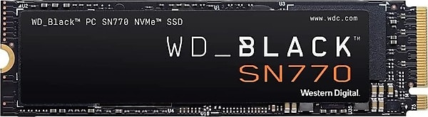 western digital black sn770 wds100t3x0e pci-express 4.0 1 tb m.2 ssd