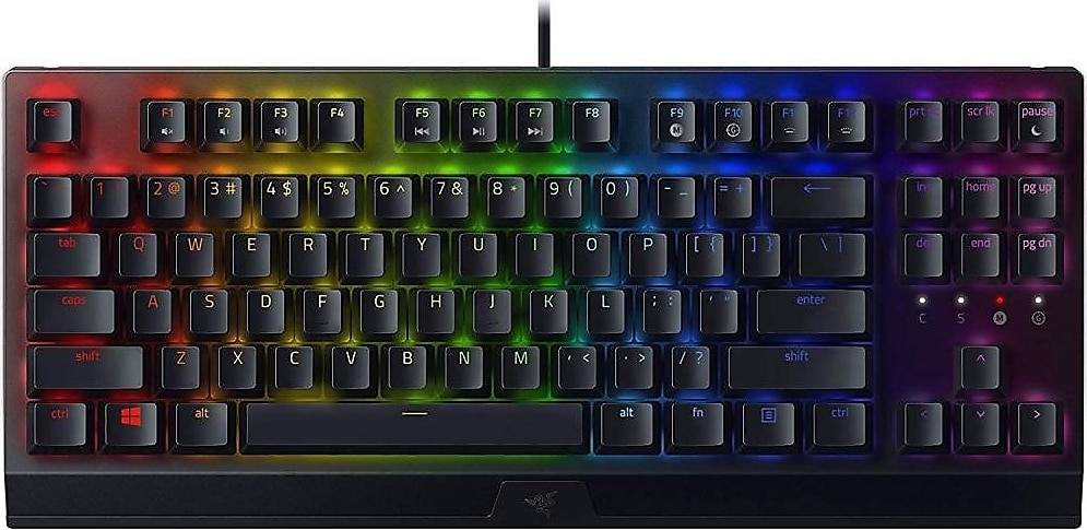 razer blackwidow v3 tenkeyless green switch kablolu mekanik oyuncu klavyesi