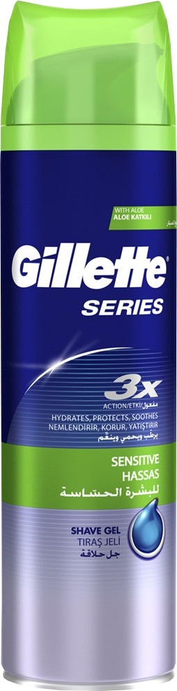 gillette series 3x hassas 200 ml tıraş jeli