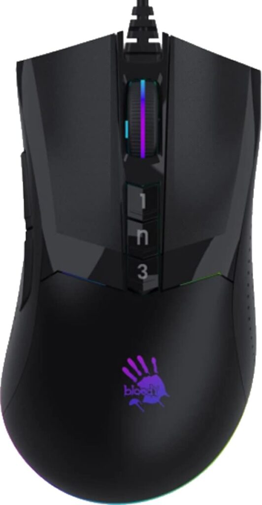 bloody w90 max rgb kablolu optik oyuncu mouse