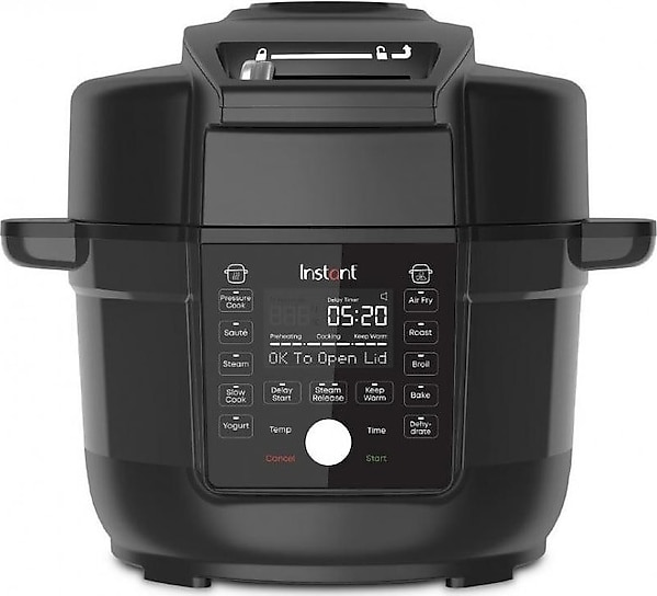 instant pot duo crisp 13'ü 1 arada 6.2 lt çok amaçlı pişirici