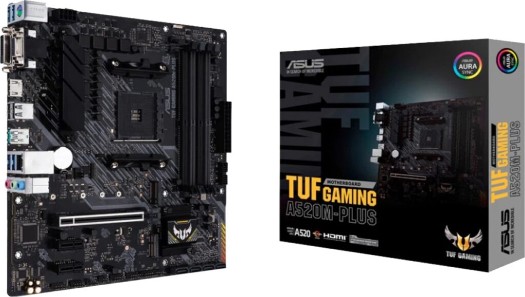 asus tuf gaming a520m-plus amd am4 ddr4 micro atx anakart