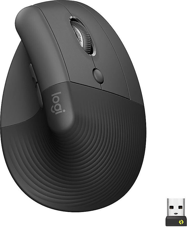 logitech lift 910-006473 gelişmiş ergonomik dikey mouse siyah