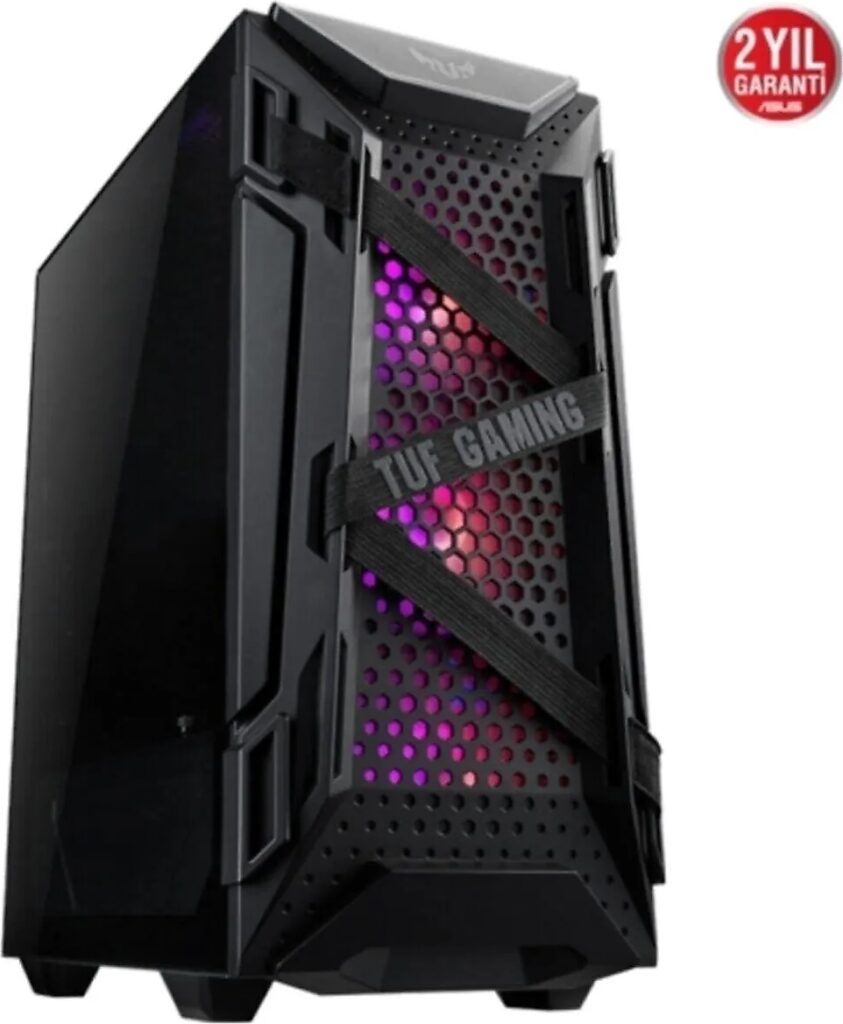 asus tuf gaming gt301 argb fanlı atx kasa