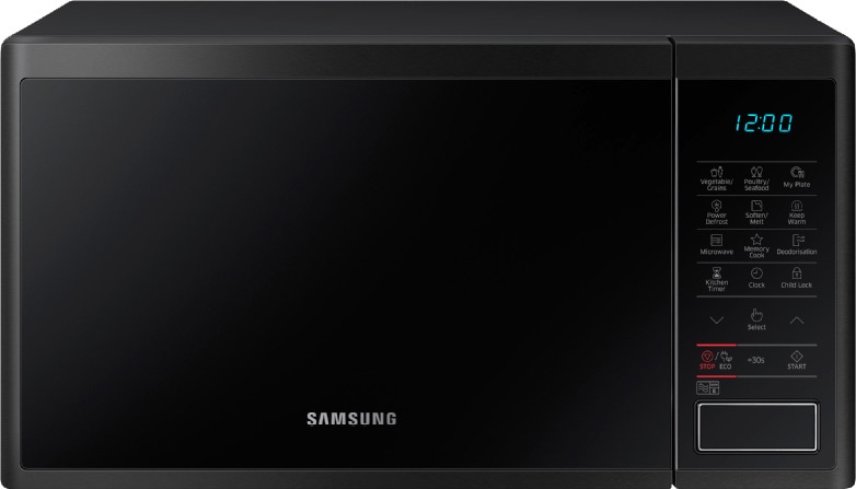 samsung ms23j5133ak 23 lt siyah mikrodalga fırın